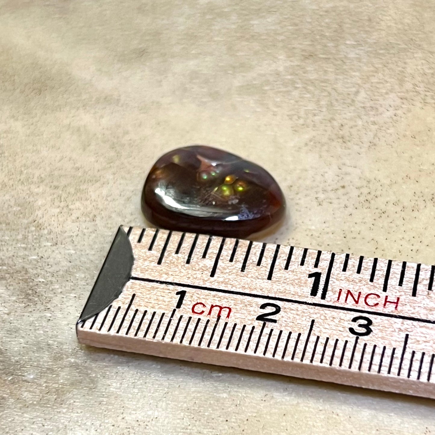 Fire Agate Crystal Cabochon