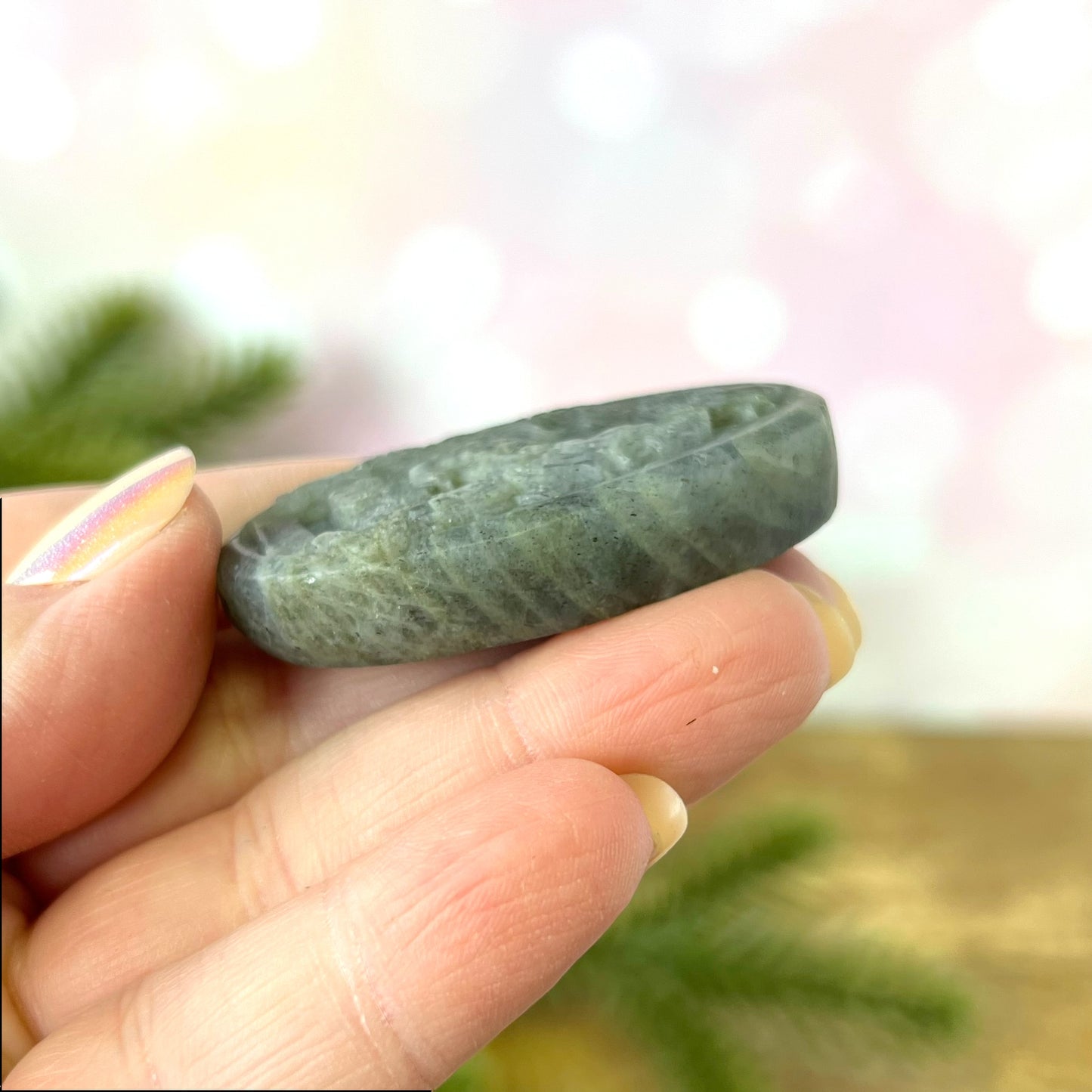 Labradorite Dragon Carved Crystal Cabochon