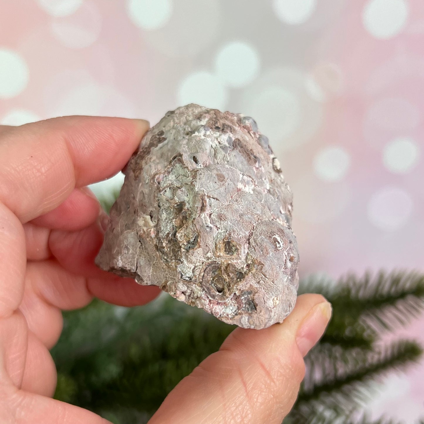 Red Quartz & Agate Geode Crystal Piece