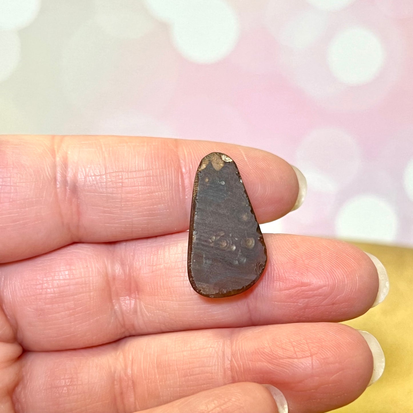 Fire Agate Crystal Cabochon