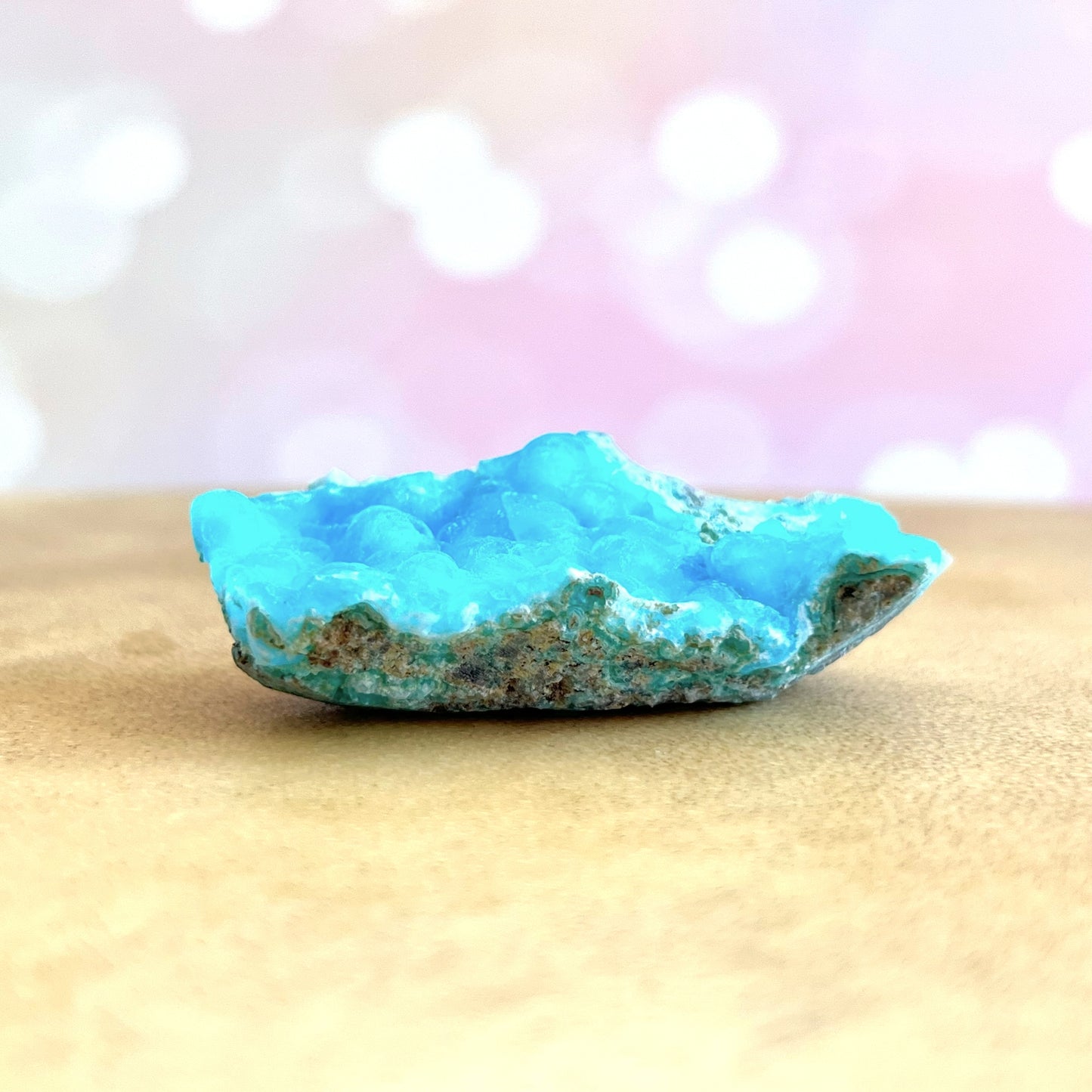 Hemimorphite Aqua Blue Natural Crystal Mineral Specimen