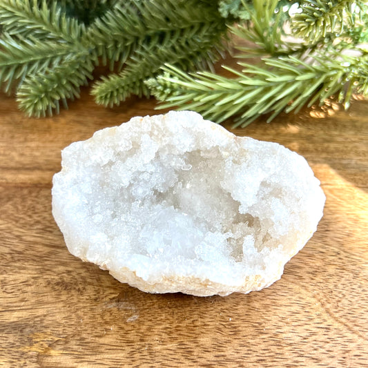 Sugar Geode Quartz Crystal Specimen
