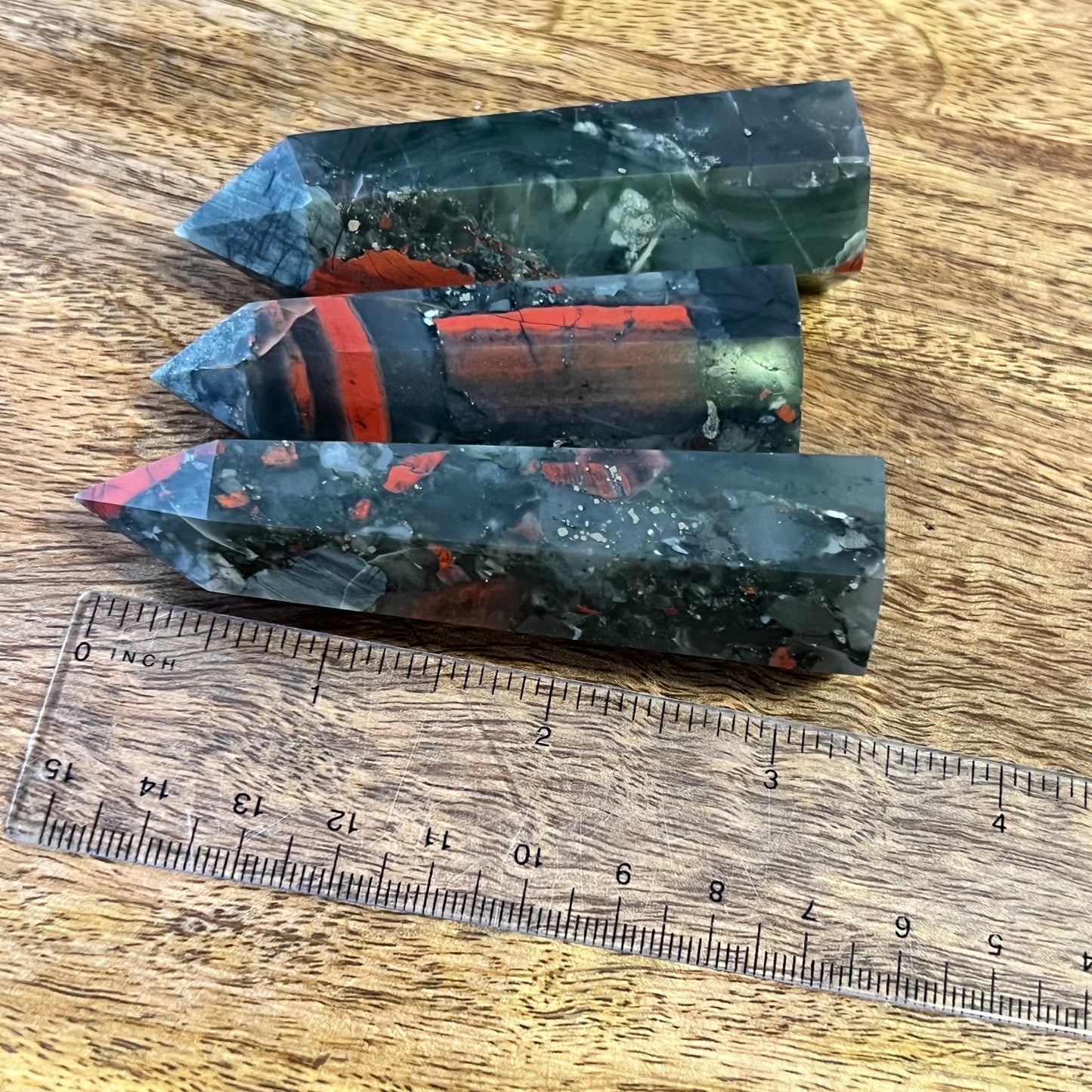 African Bloodstone Crystal Tower - Multiple Sizes
