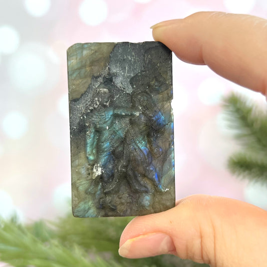 Labradorite Gemini Carved Cabochon