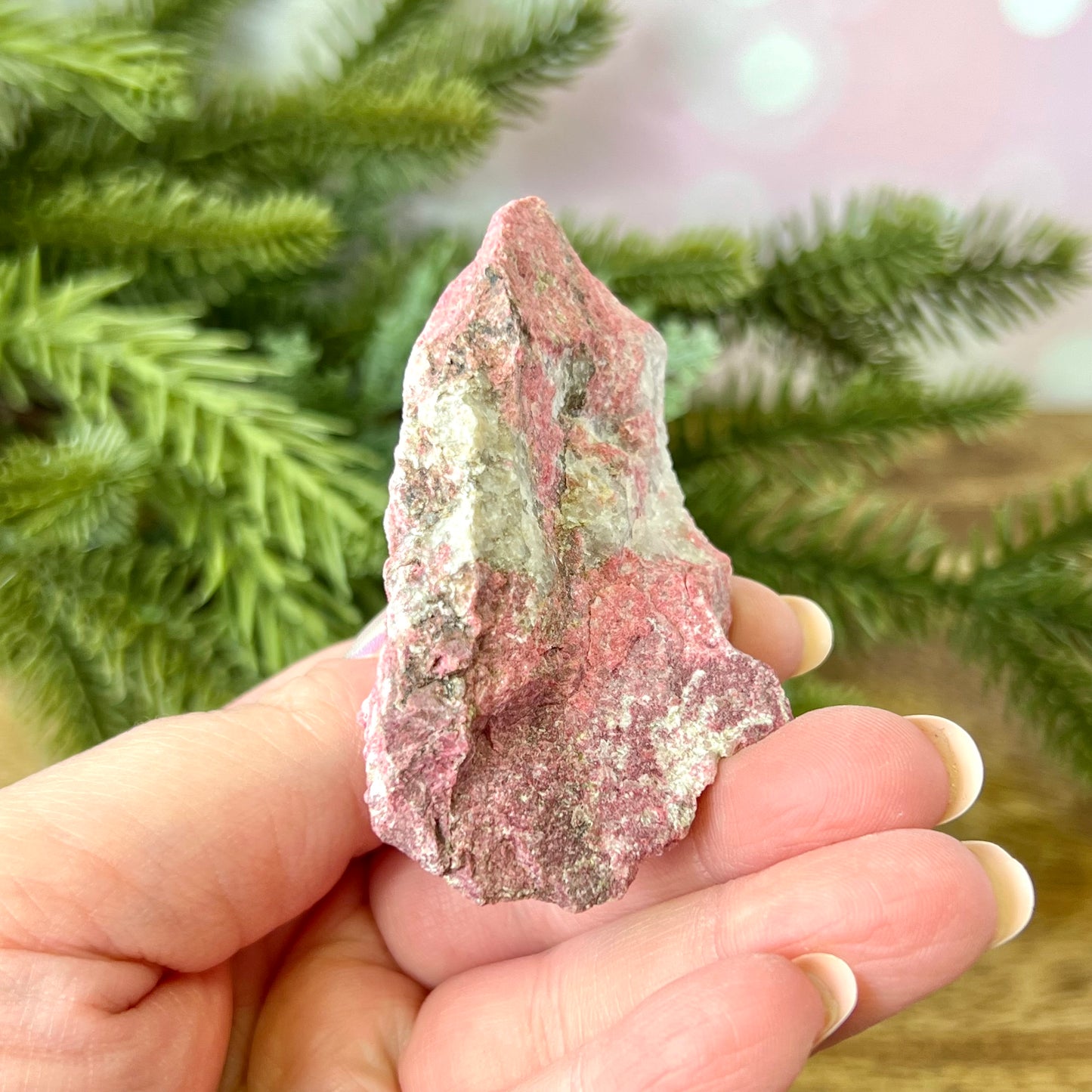 Thulite Raw Crystal Specimen