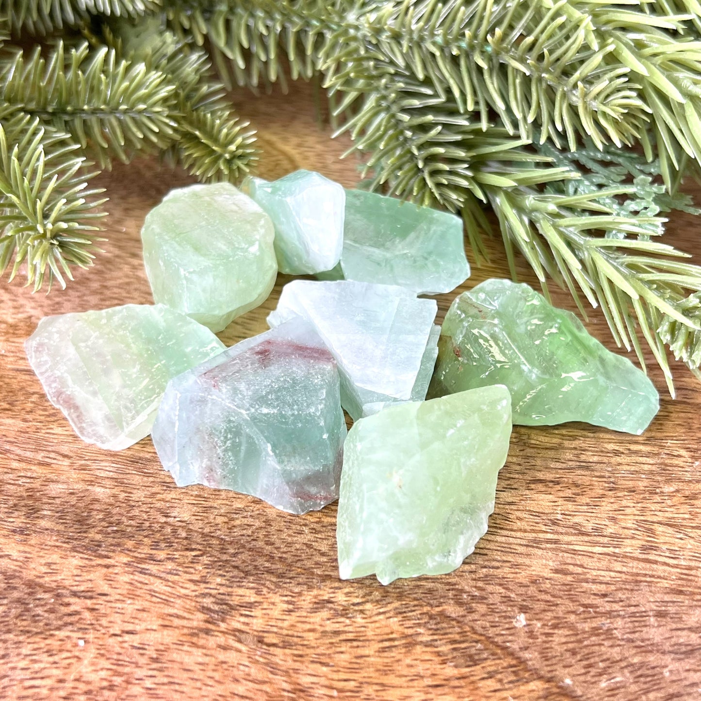 Green Calcite Raw Stone - You get 1