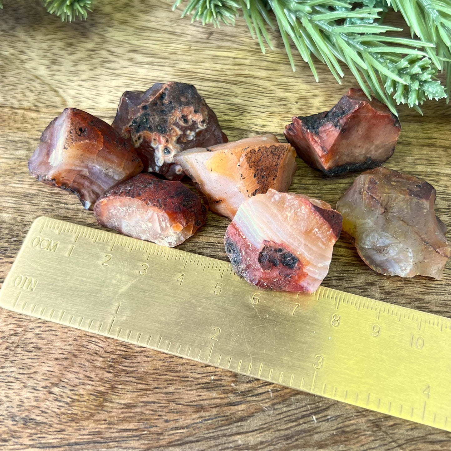 Carnelian Raw Stone - Multiple Sizes - You get 1