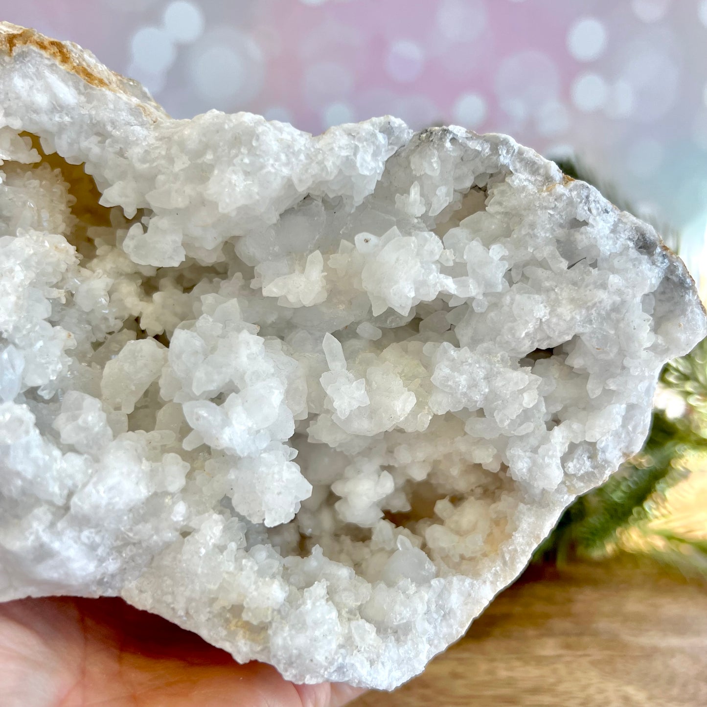 Sugar Geode Quartz Crystal Specimen