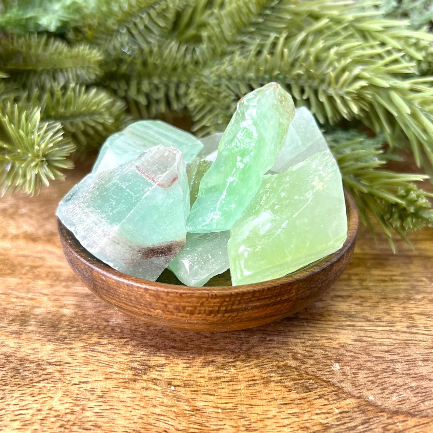 Green Calcite Raw Stone - You get 1