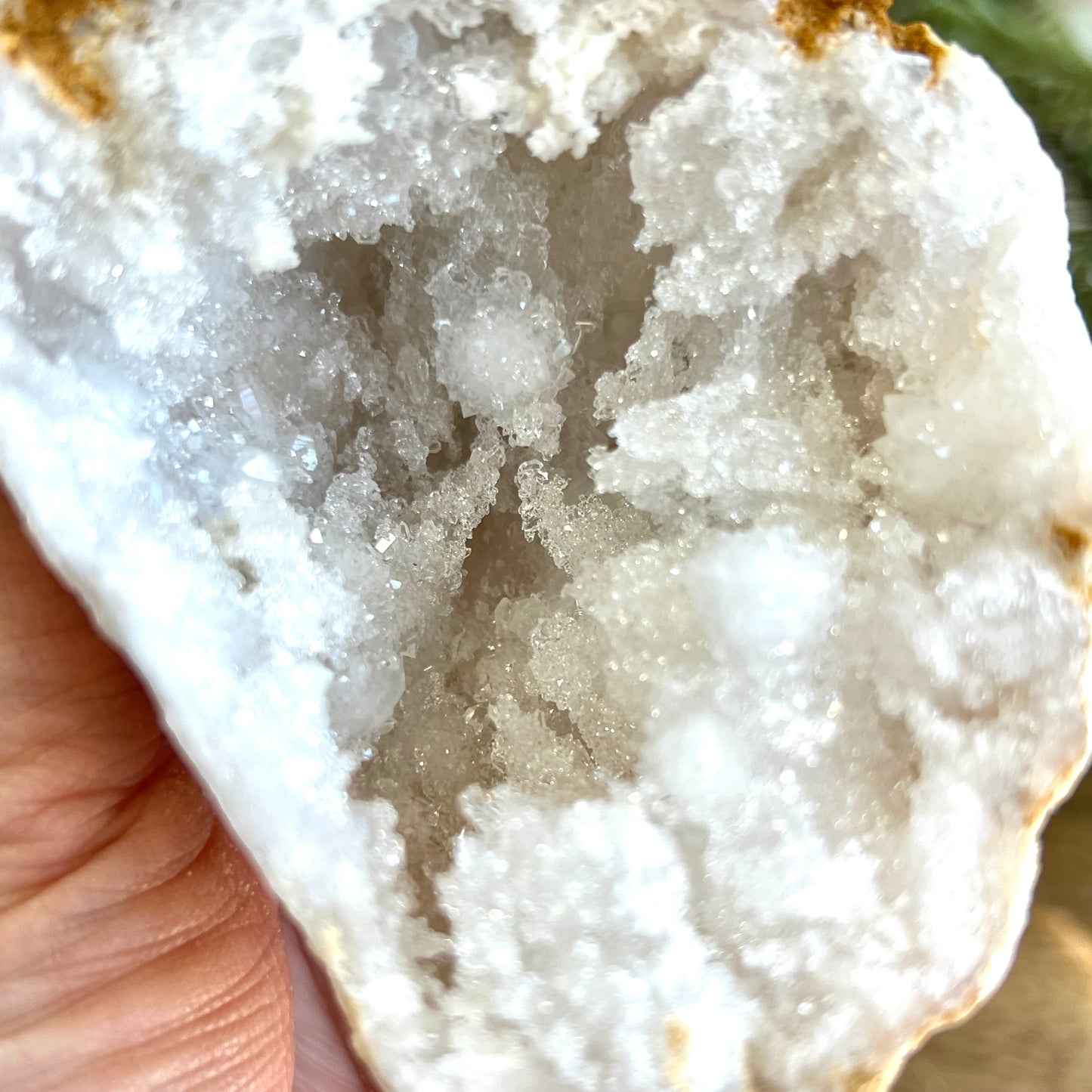 Sugar Geode Quartz Crystal Specimen