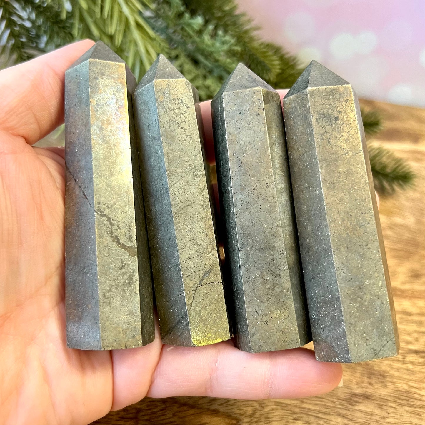 Pyrite Fools Gold Crystal Tower
