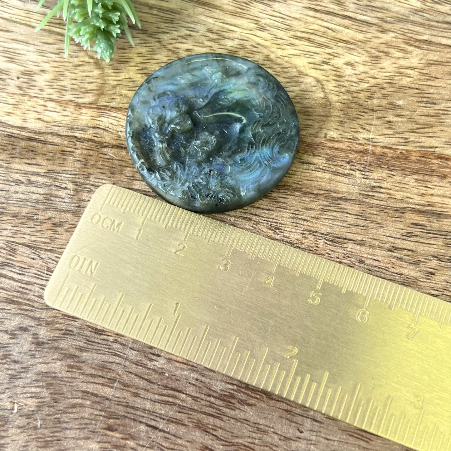 Labradorite Unicorn Carved Cabochon