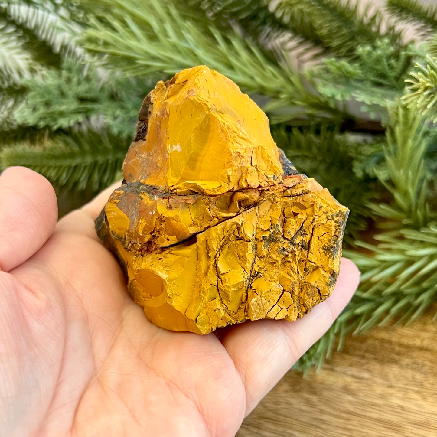 Mookaite Raw Crystal with Dendritic Inclusions