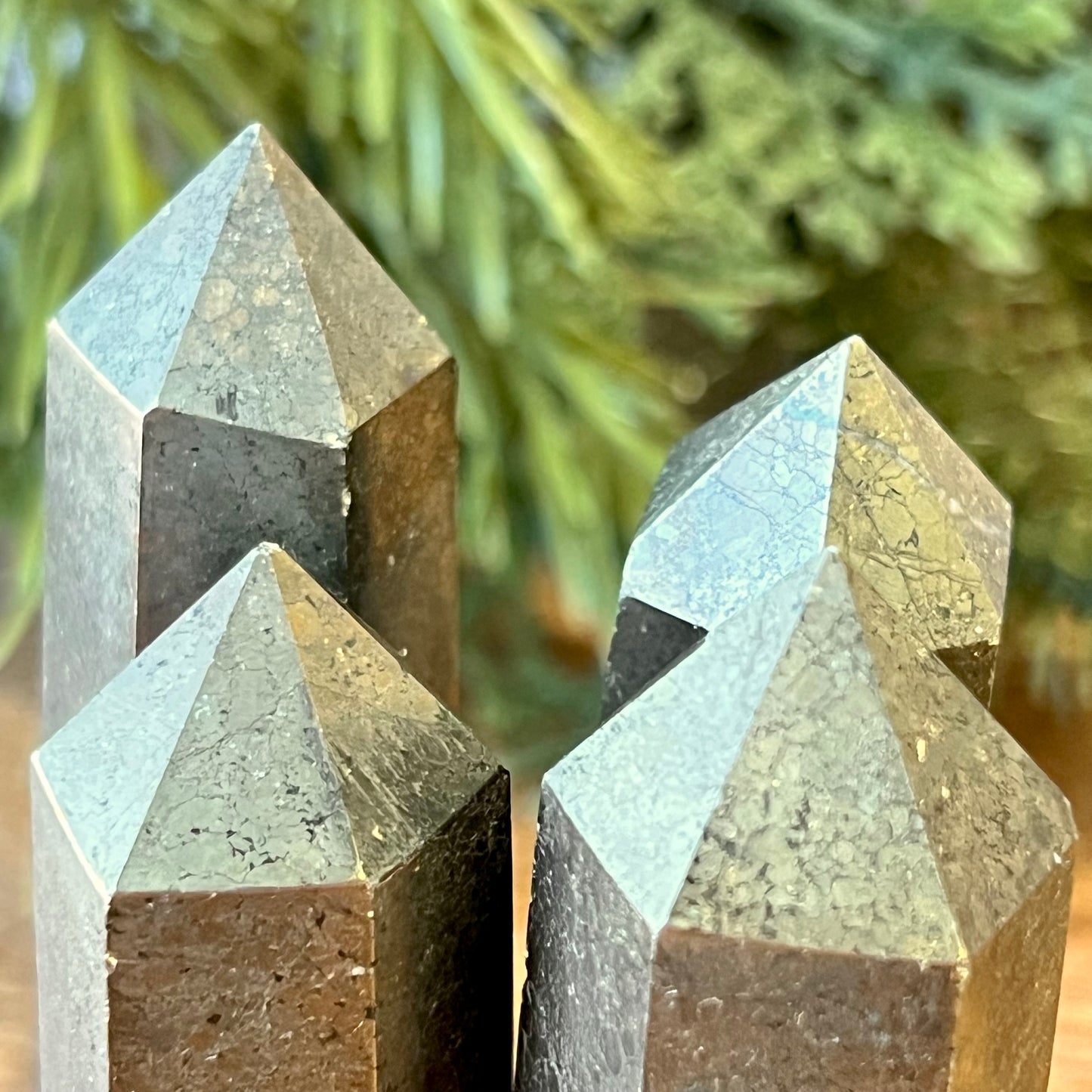 Pyrite Fools Gold Crystal Tower