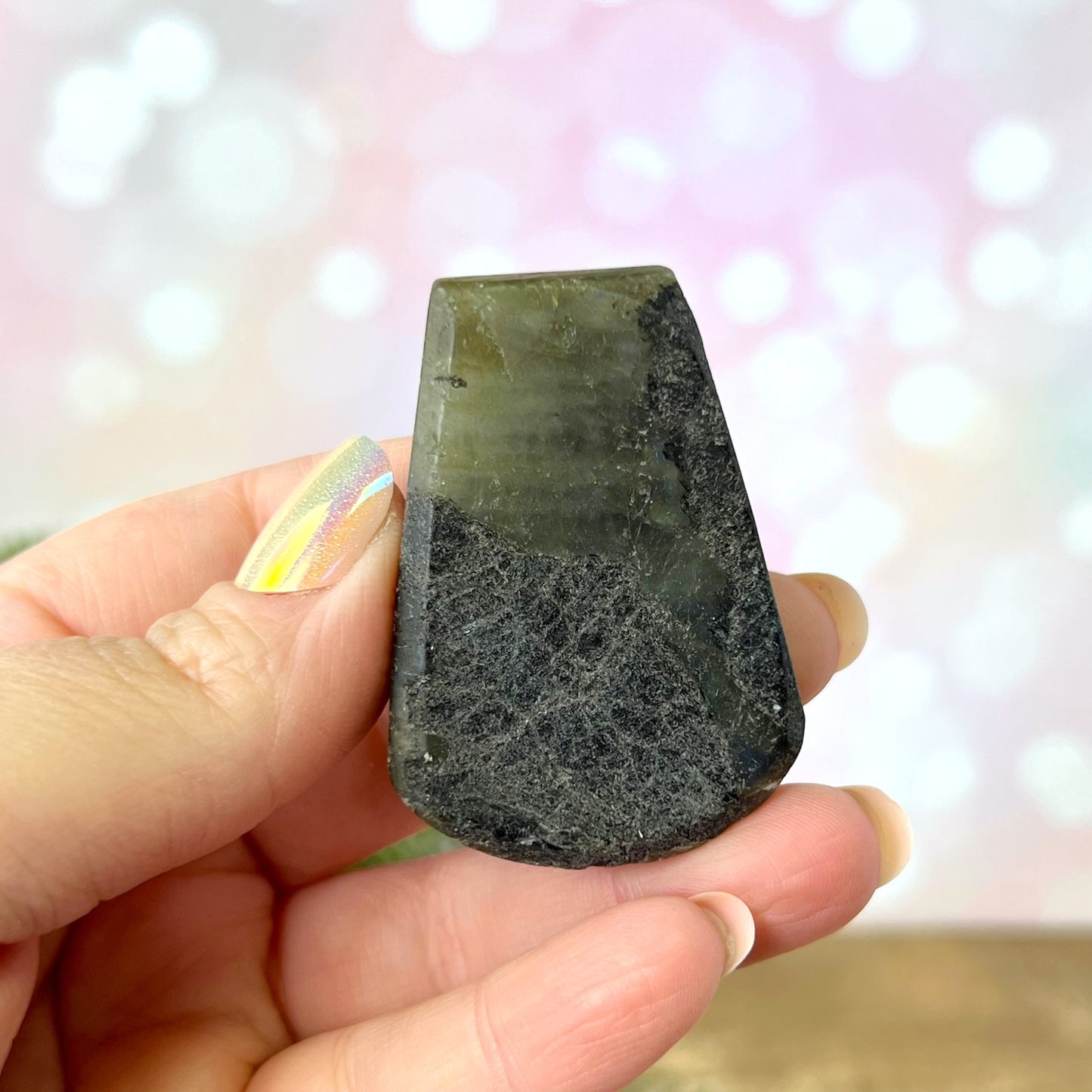 Labradorite Mermaid Carved Cabochon