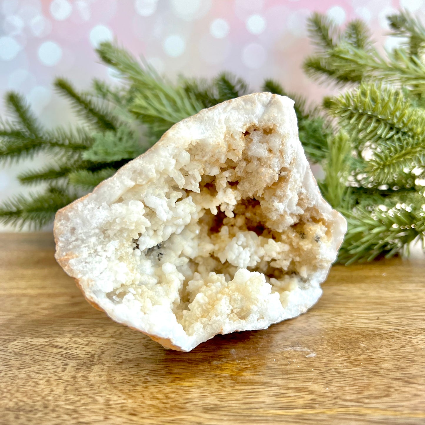 Sugar Geode Quartz Crystal Specimen
