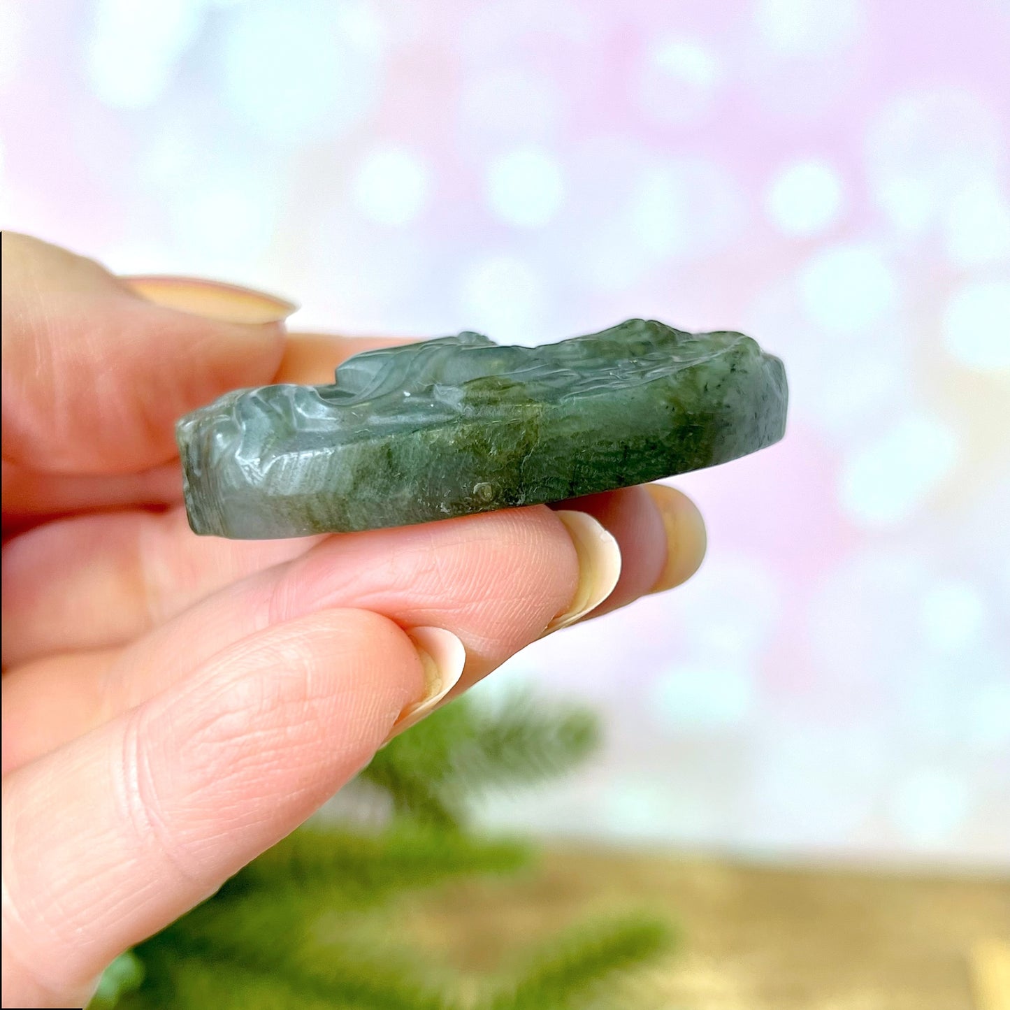 Labradorite Angel Carved Crystal Cabochon