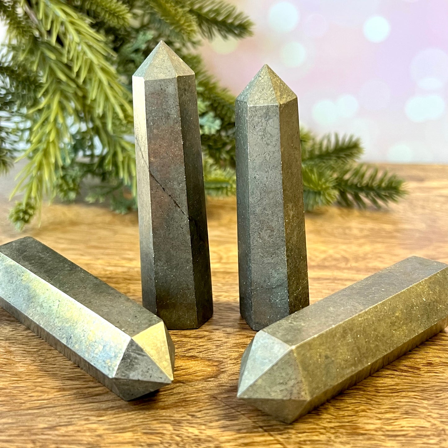 Pyrite Fools Gold Crystal Tower