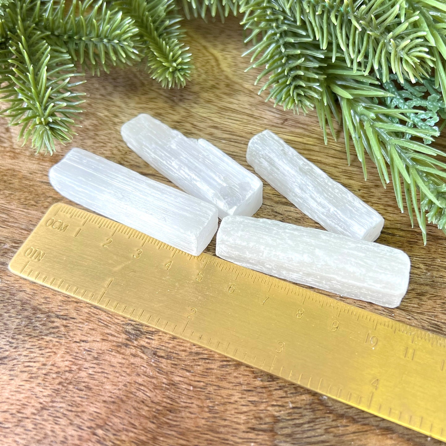 Satin Spar Selenite Crystal Stick
