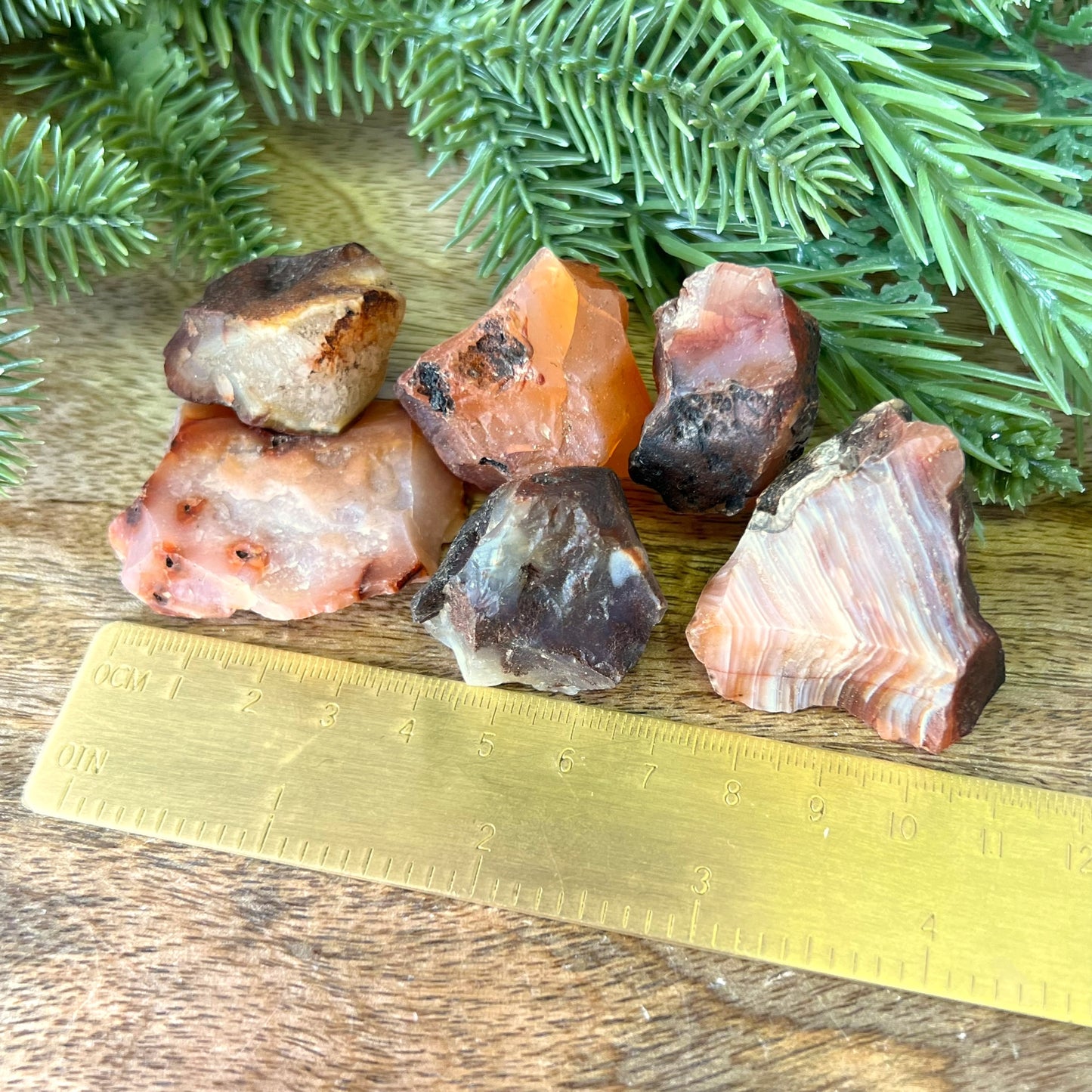Carnelian Raw Stone - Multiple Sizes - You get 1