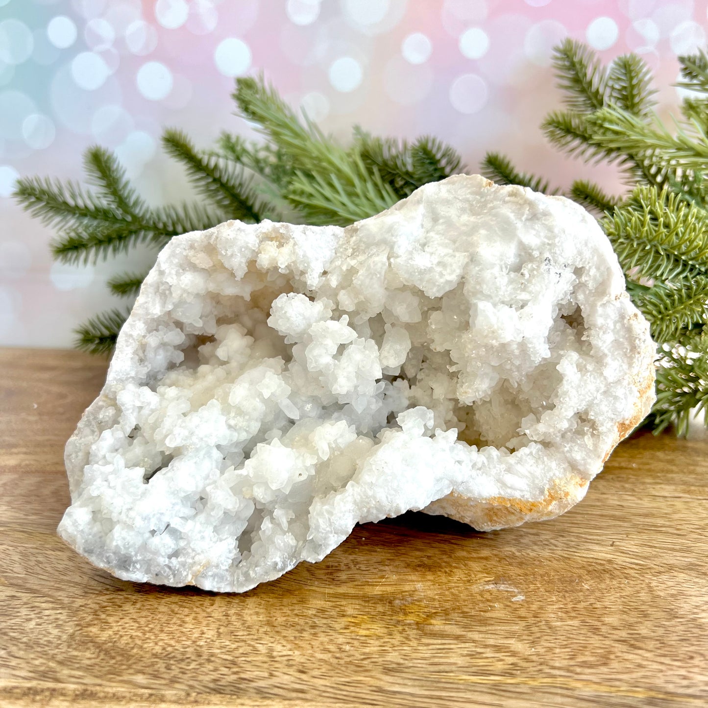 Sugar Geode Quartz Crystal Specimen