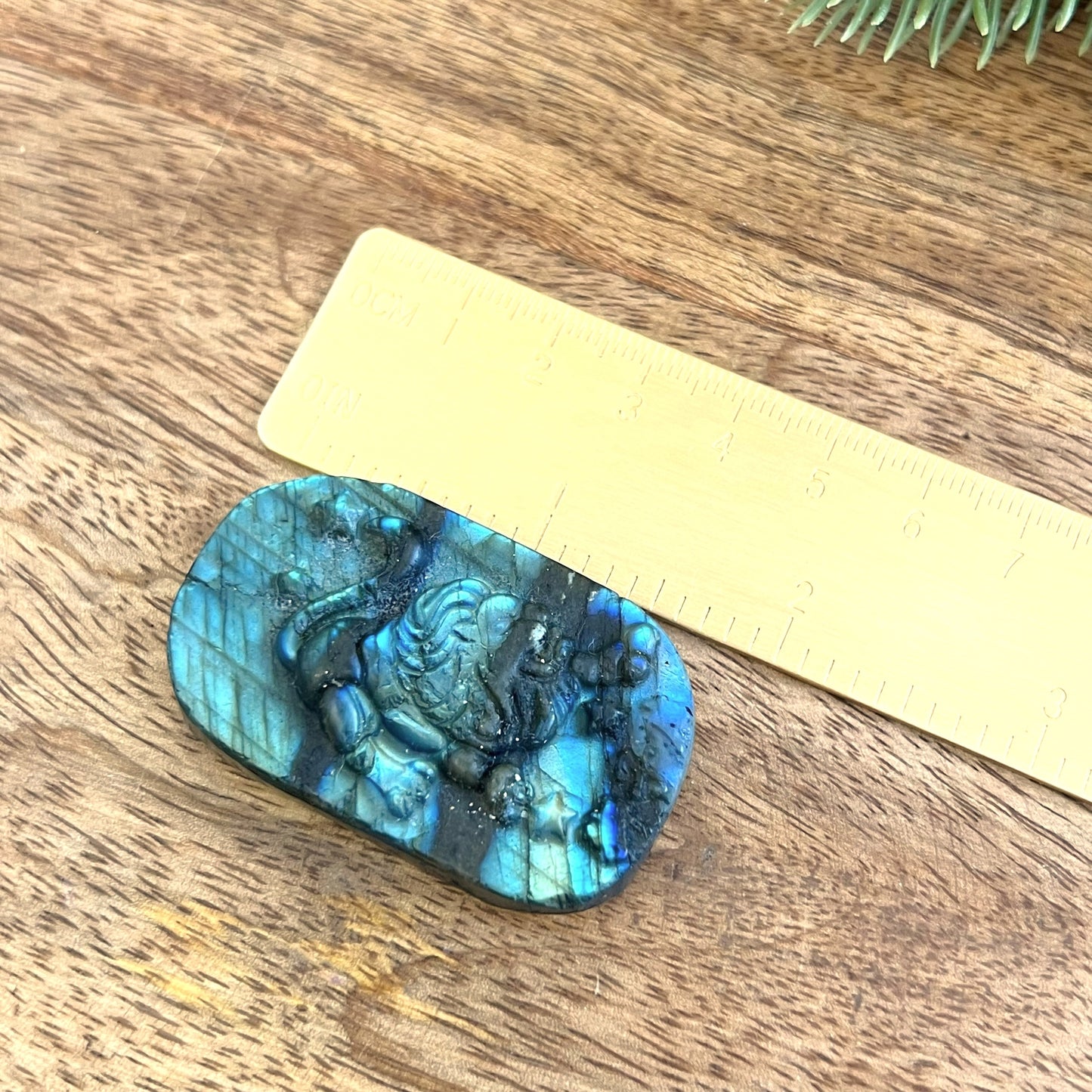Labradorite Leo Carved Cabochon