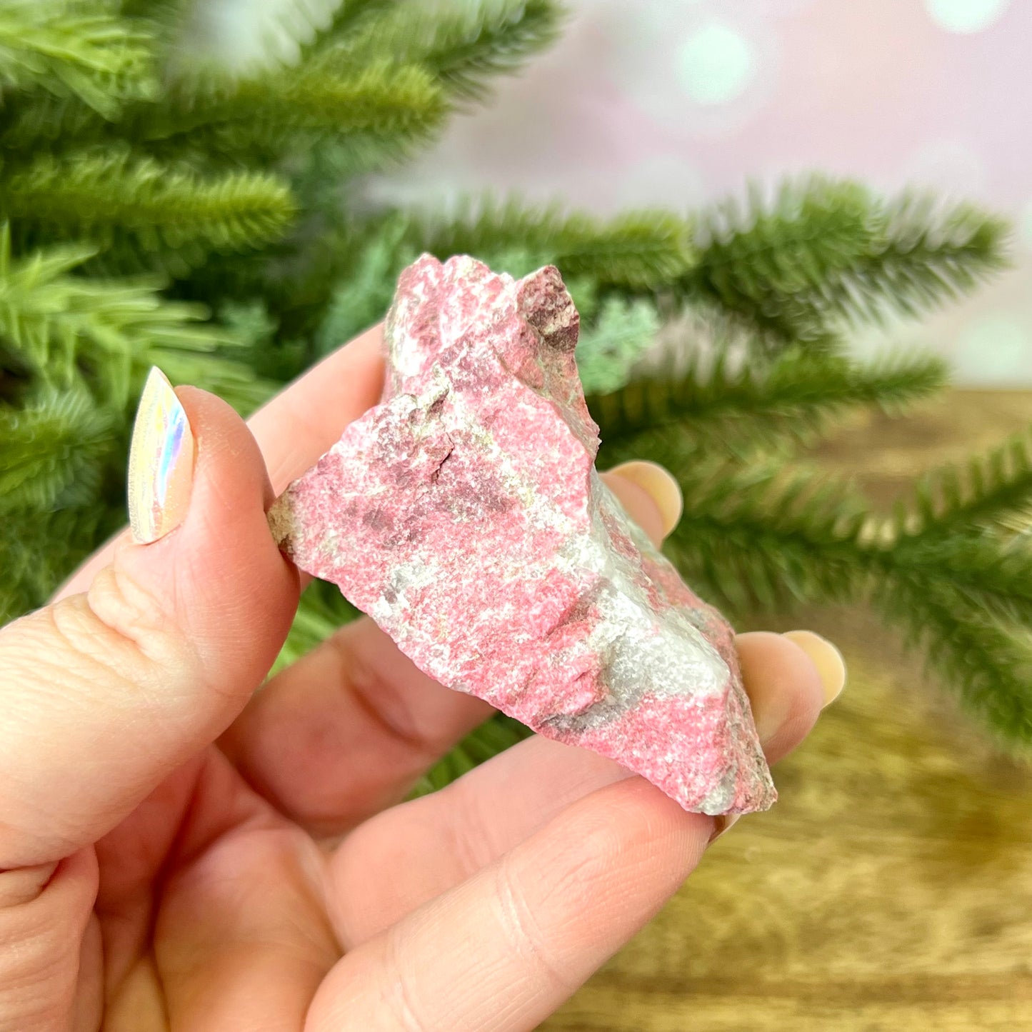 Thulite Raw Crystal Specimen