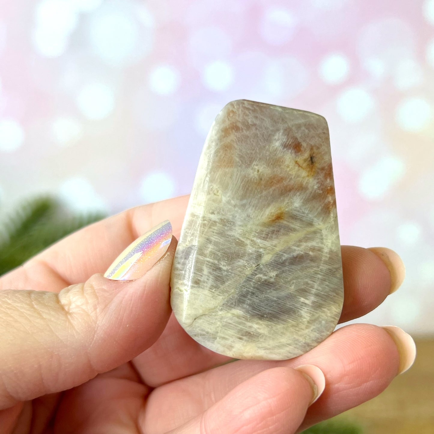 Belomorite Mermaid Carved Crystal Cabochon