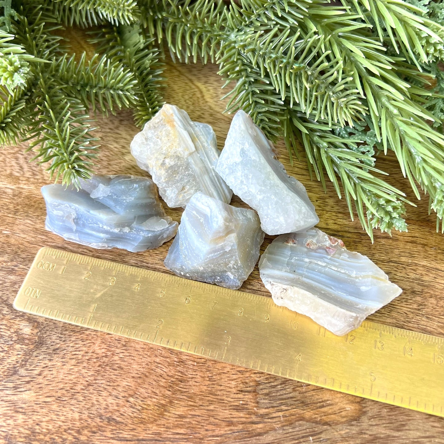 Gray Agate Raw Stone - You get 1