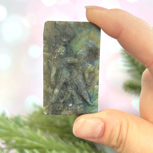 Labradorite Gemini Carved Cabochon