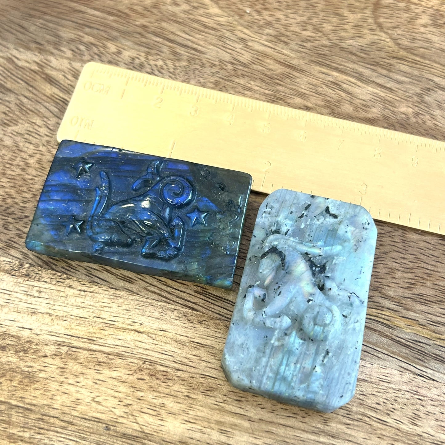 Labradorite Capricorn Carved Cabochon