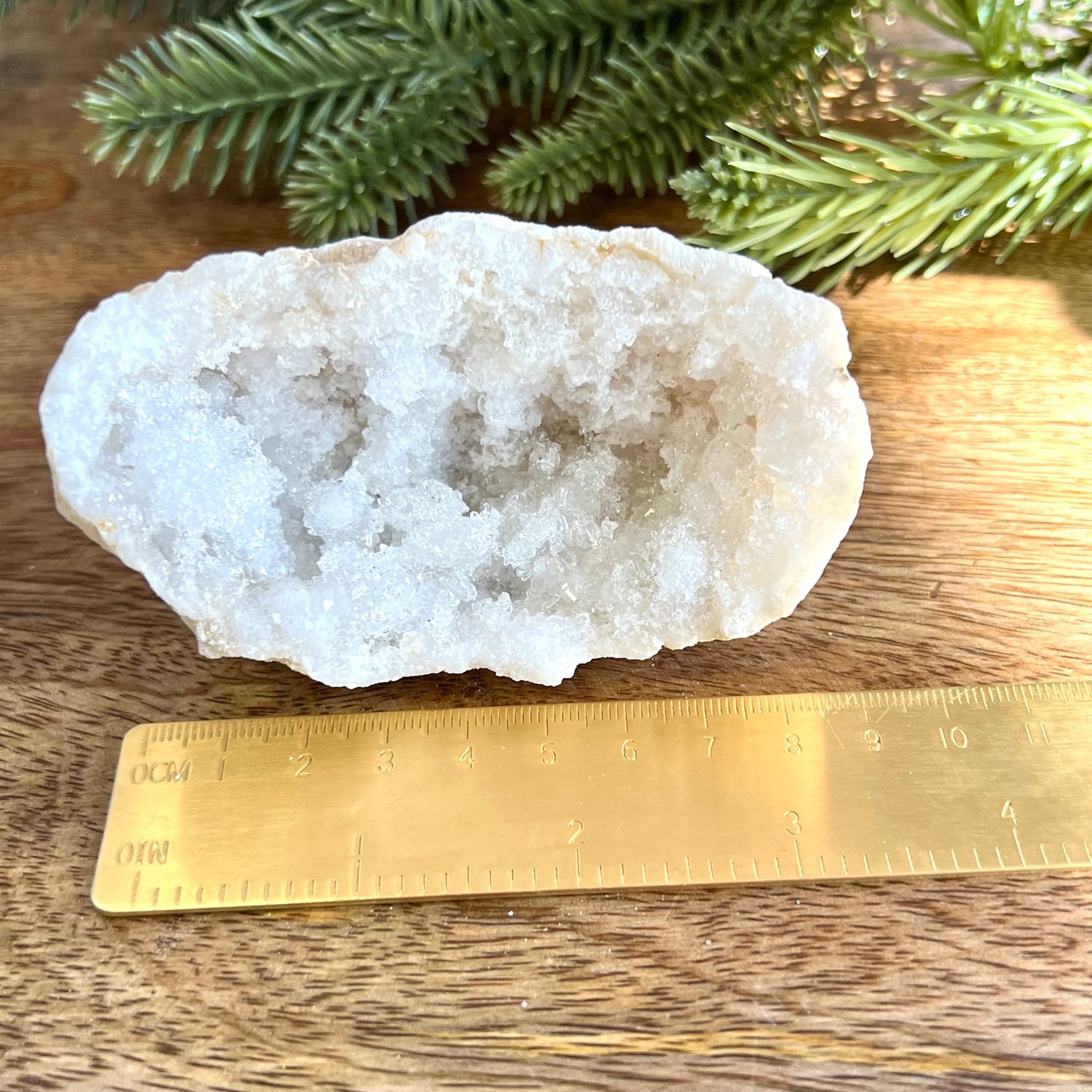 Sugar Geode Quartz Crystal Specimen