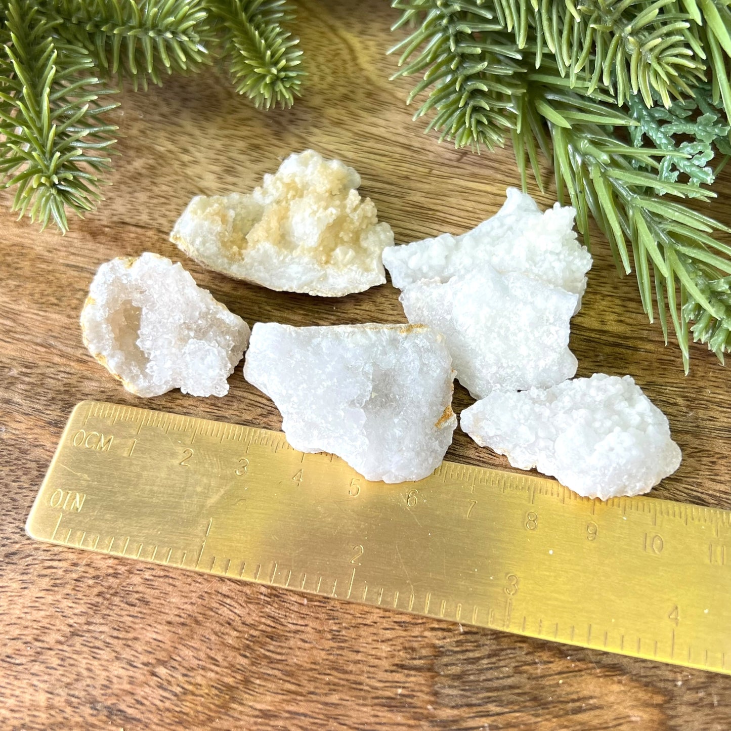 Sugar Geode Raw Stone Piece - Multiple Sizes - You get 1