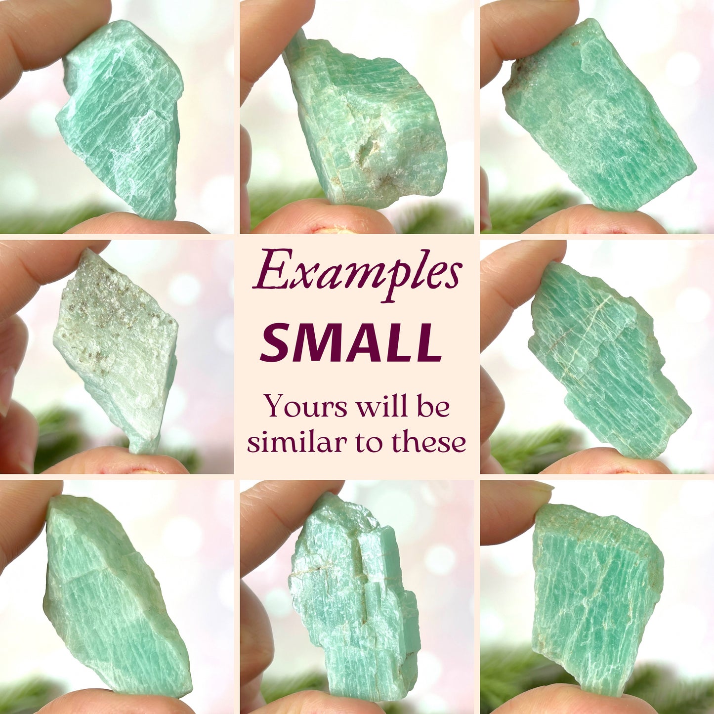 Amazonite Raw Stone - Multiple Sizes - You get 1