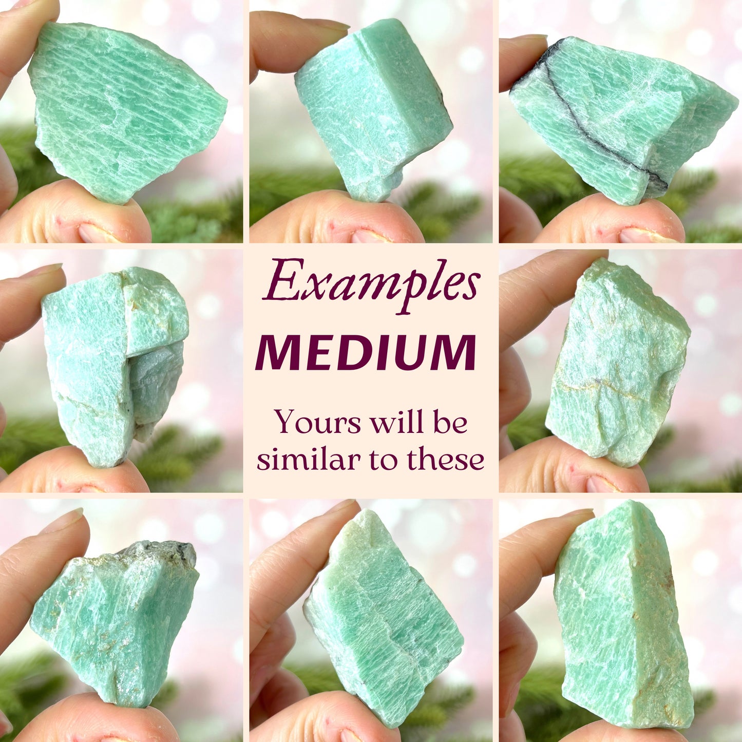 Amazonite Raw Stone - Multiple Sizes - You get 1