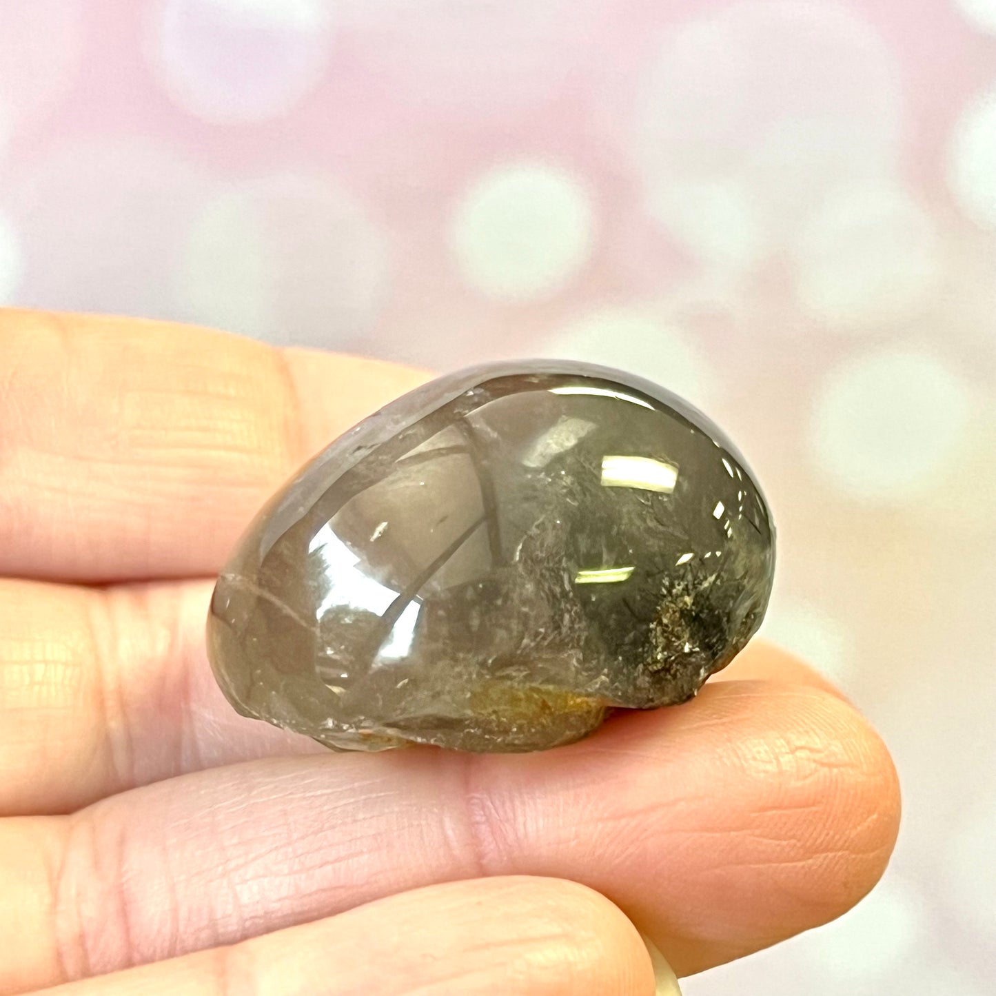 Garden Quartz Lodolite Crystal Lens
