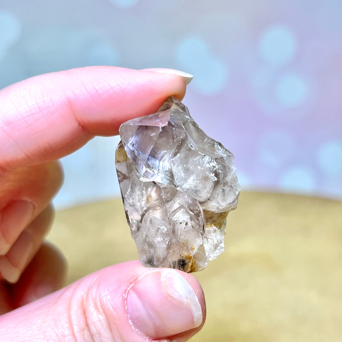 Amethyst and Clear Quartz Natural Mineral Specimen