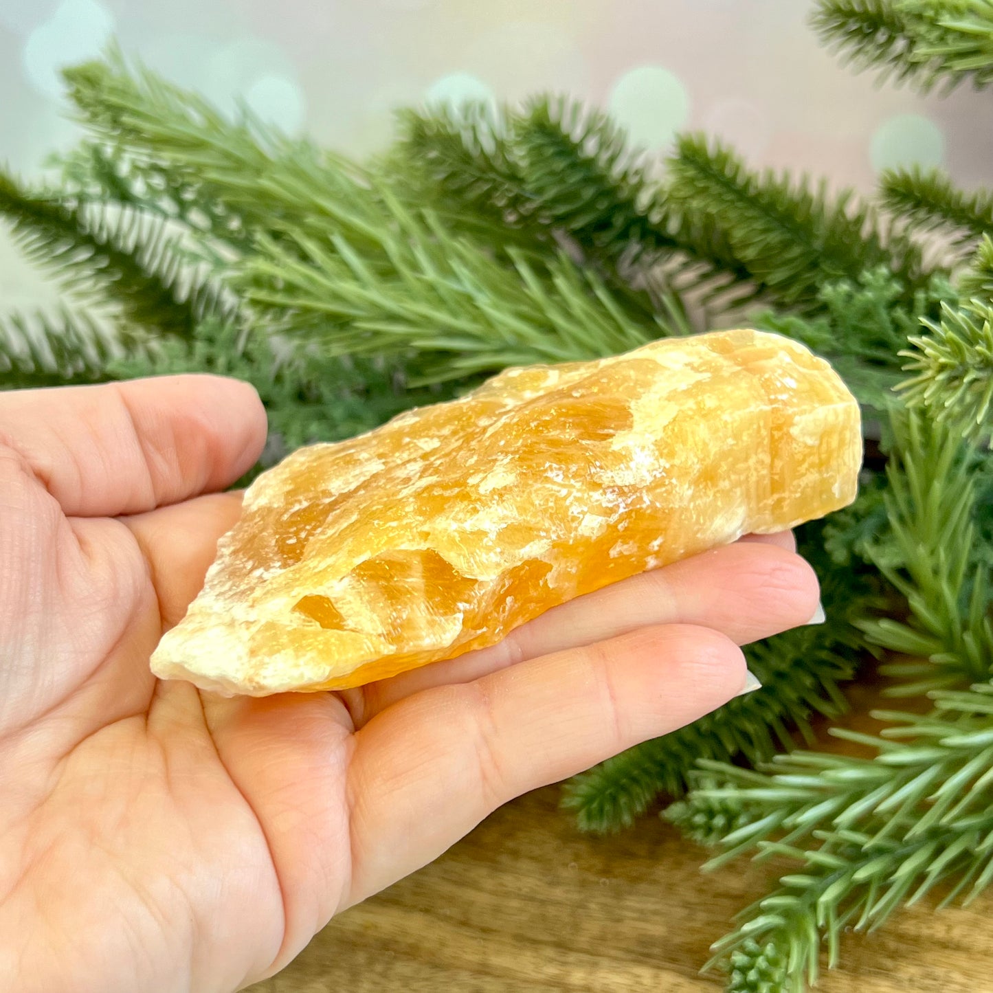 Yellow Calcite Raw Crystal