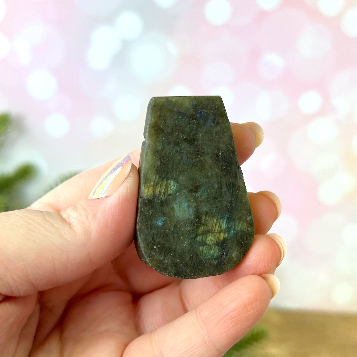 Labradorite Mermaid Carved Cabochon