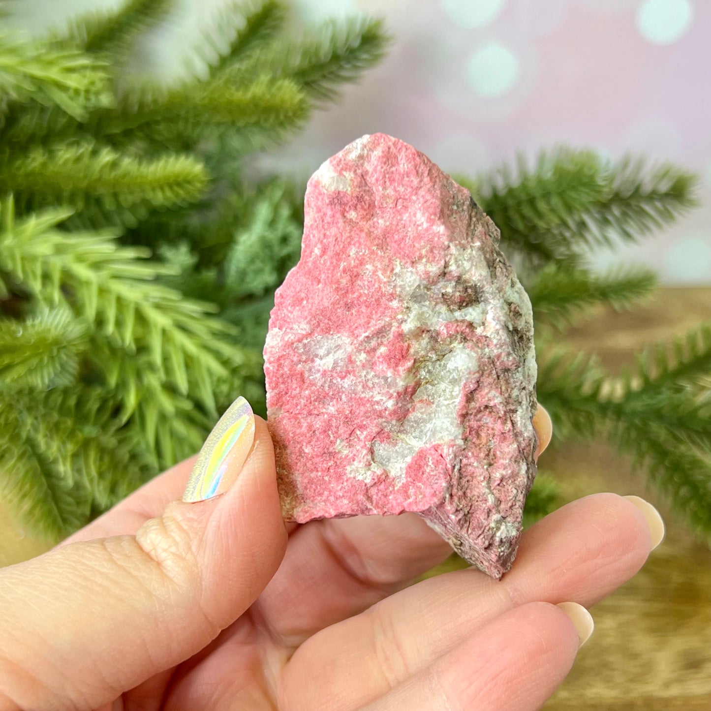 Thulite Raw Crystal Specimen