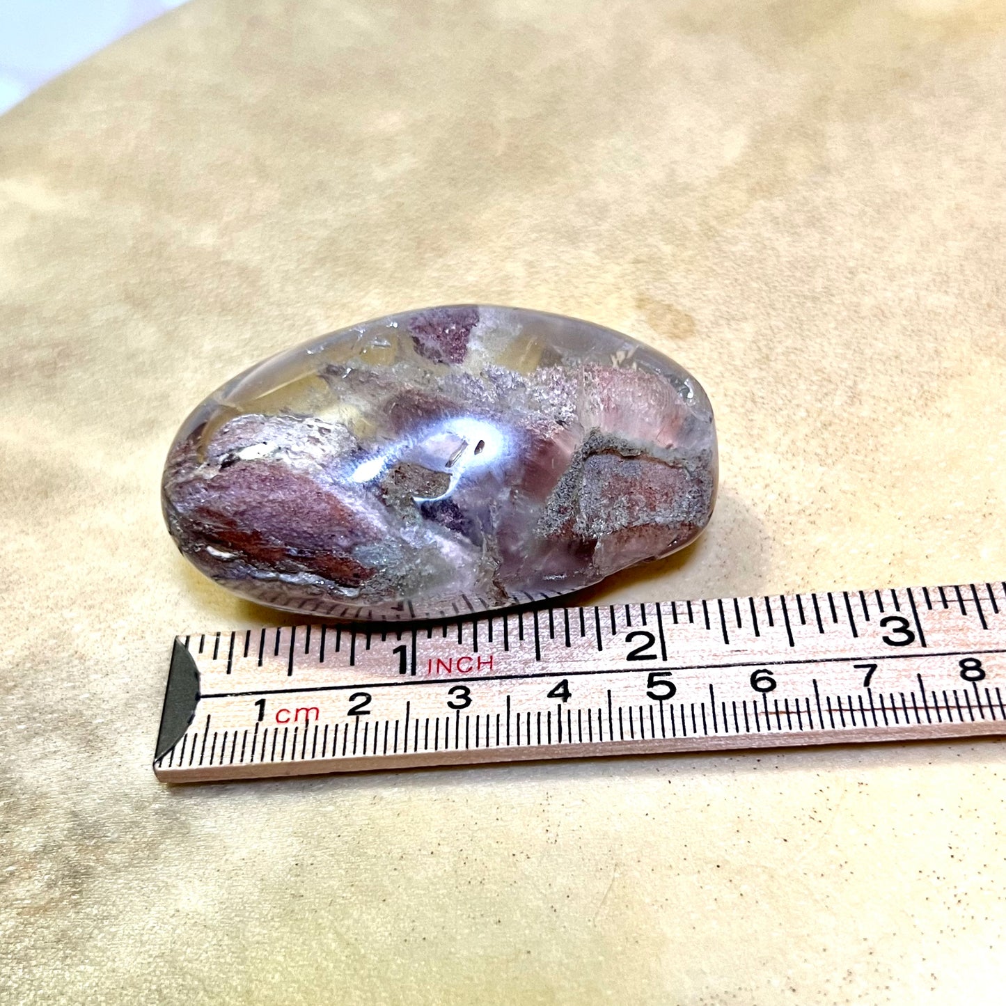 Garden Quartz Lodolite Crystal Lens