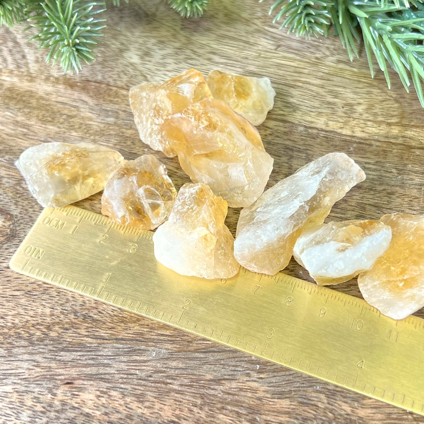 Citrine (Heat Treated) Raw Stone - Multiple Sizes - You get 1