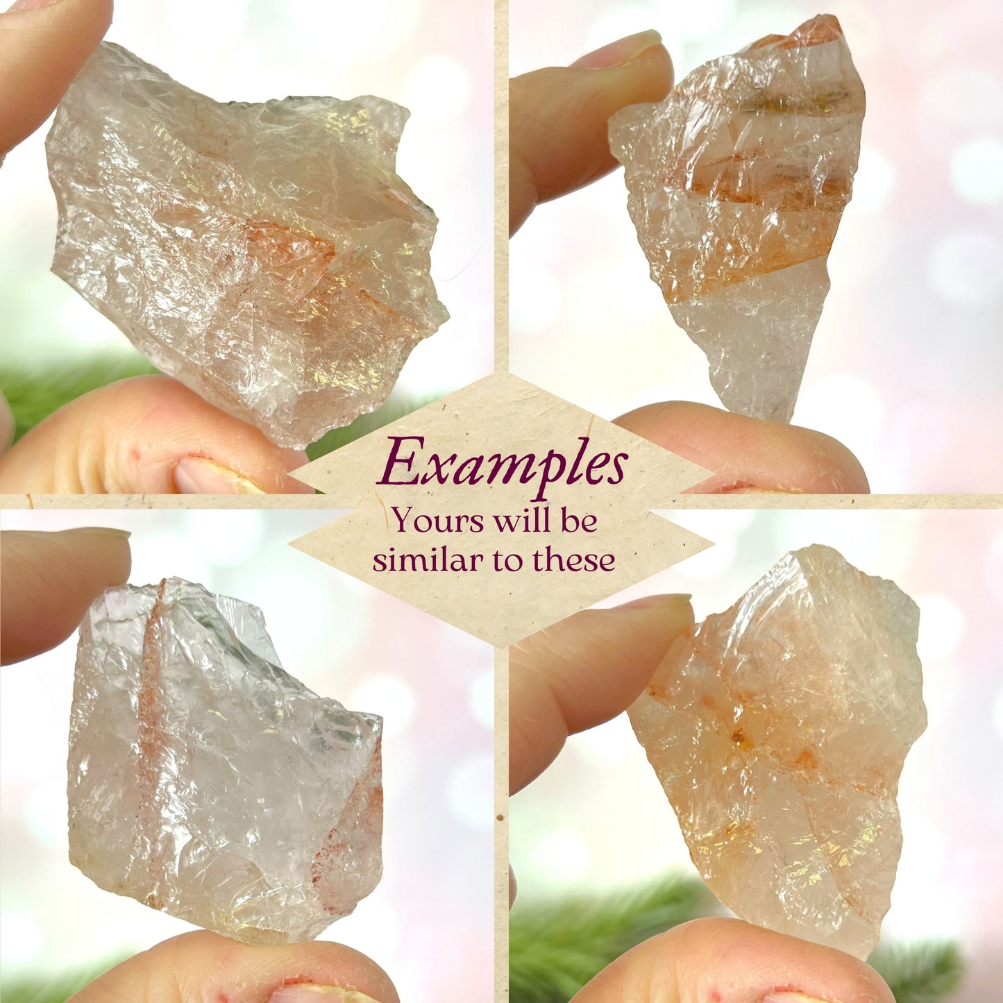 Fire Quartz Raw Stone - Multiple Sizes - You get 1
