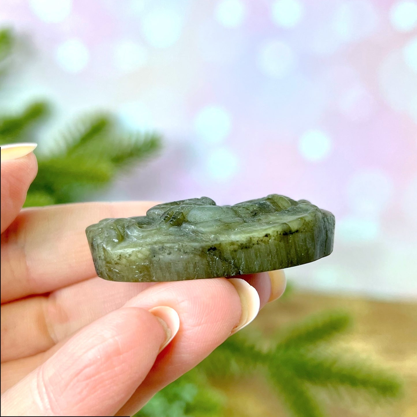 Labradorite Angel Carved Crystal Cabochon