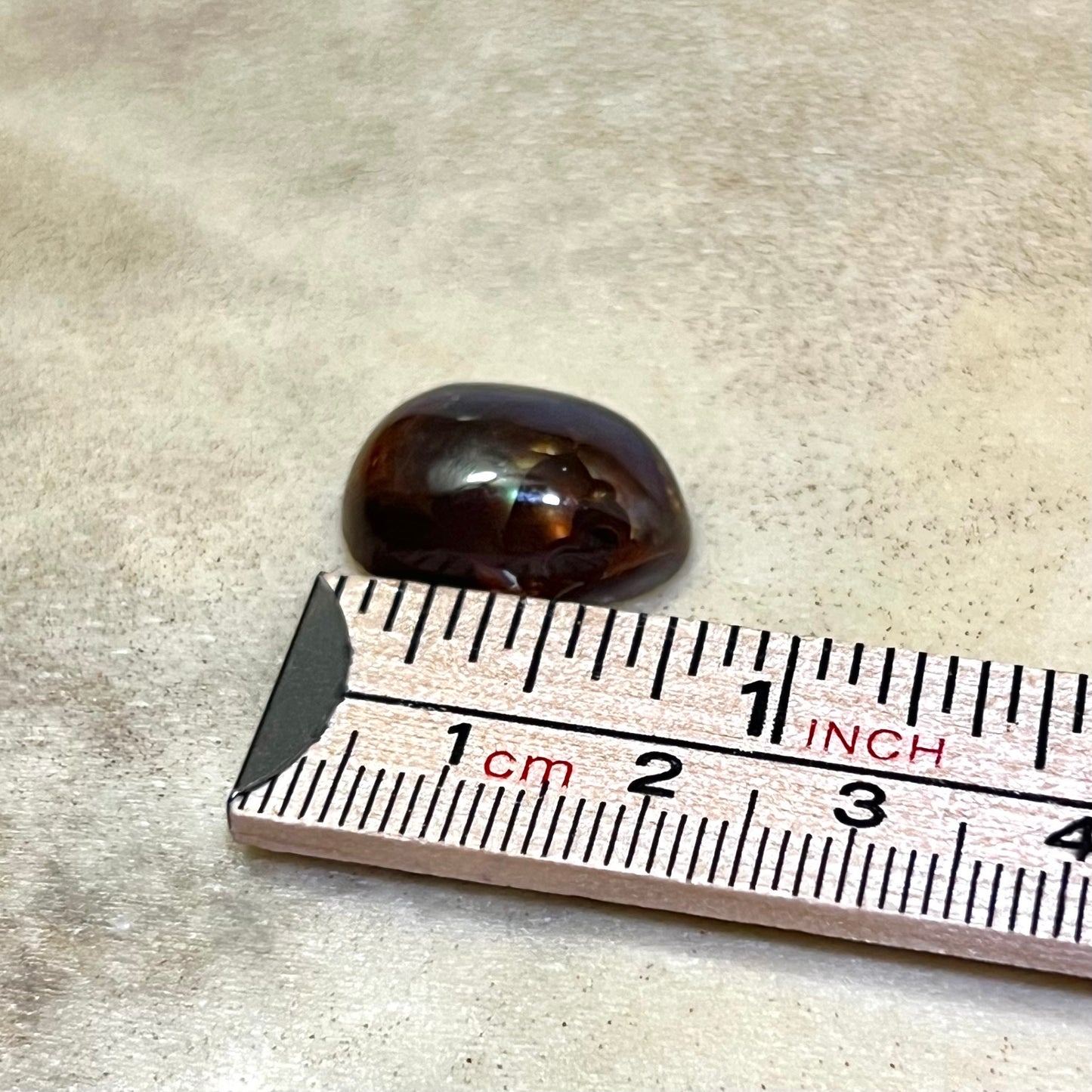 Fire Agate Crystal Cabochon