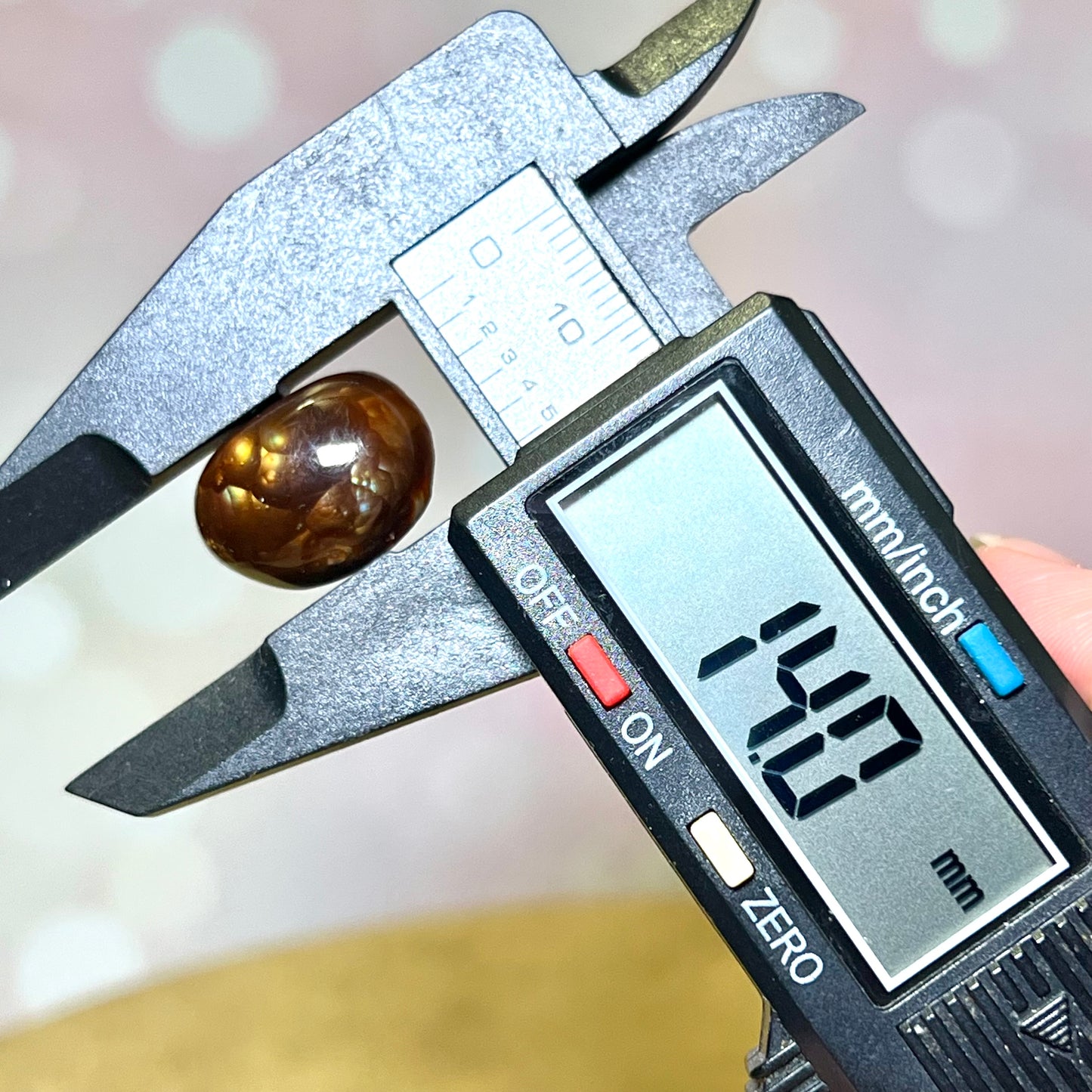 Fire Agate Crystal Cabochon