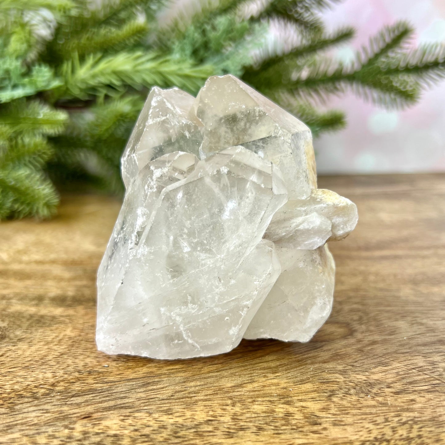 Clear Quartz Raw Point Cluster