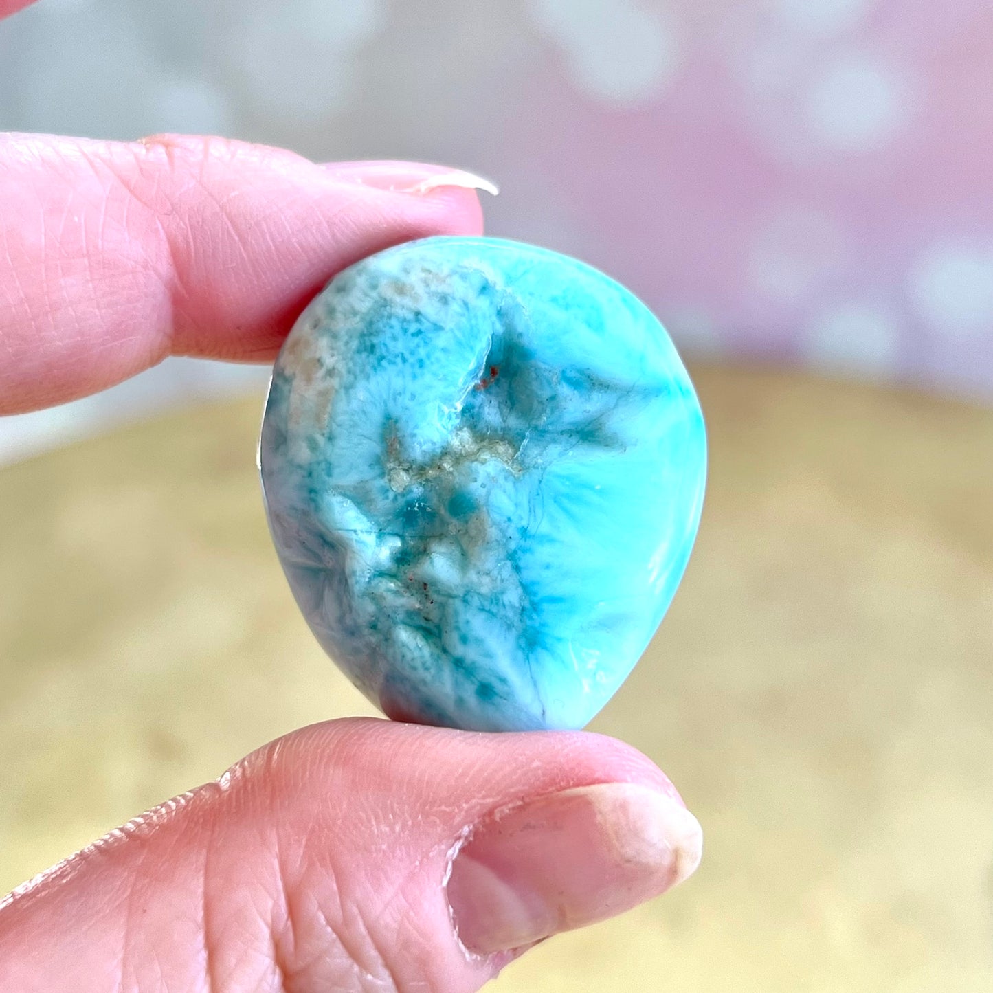 Larimar Tumbled Crystal Stone