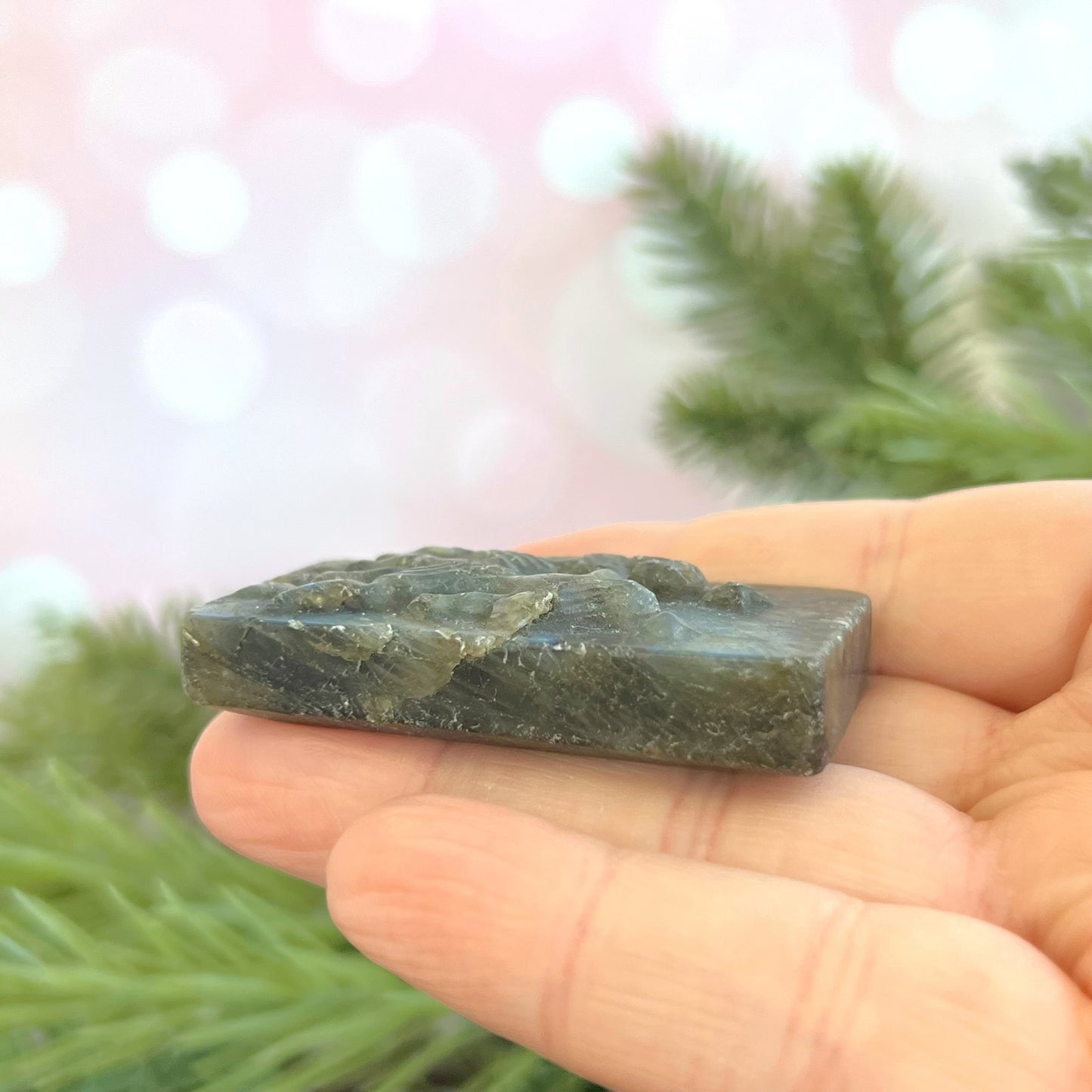 Labradorite Libra Carved Cabochon