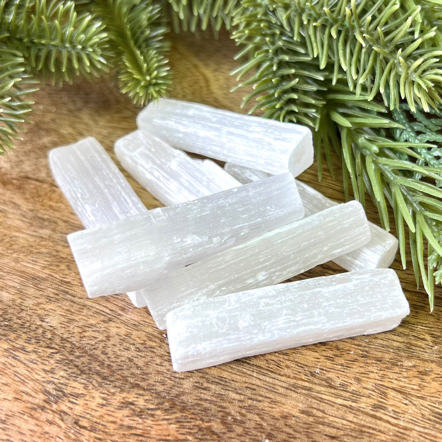 Satin Spar Selenite Crystal Stick